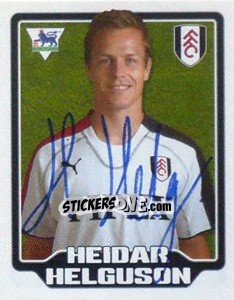 Figurina Heidar Helguson - Premier League Inglese 2005-2006 - Merlin