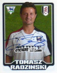 Sticker Tomasz Radzinski - Premier League Inglese 2005-2006 n. 236 - Merlin