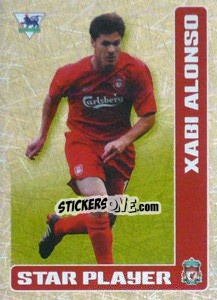 Sticker Xabi Alonso (Star Player) - Premier League Inglese 2005-2006 n. 241 - Merlin