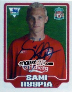Figurina Sami Hyypia - Premier League Inglese 2005-2006 - Merlin