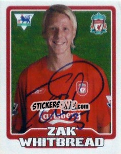 Sticker Zak Whitbread - Premier League Inglese 2005-2006 n. 248 - Merlin