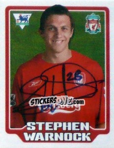 Sticker Stephen Warnock - Premier League Inglese 2005-2006 - Merlin