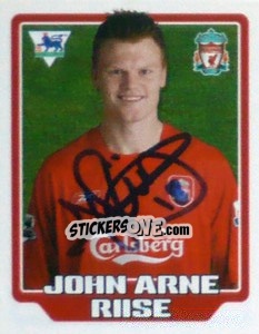 Sticker John Arne Riise - Premier League Inglese 2005-2006 n. 251 - Merlin
