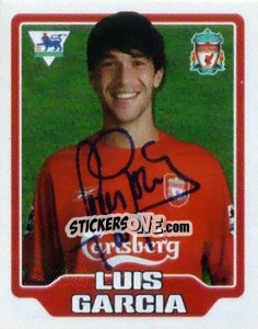 Sticker Luis Garcia - Premier League Inglese 2005-2006 n. 253 - Merlin