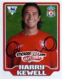 Figurina Harry Kewell - Premier League Inglese 2005-2006 - Merlin