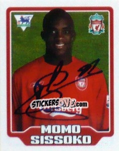 Figurina Mohamed Sissoko - Premier League Inglese 2005-2006 - Merlin