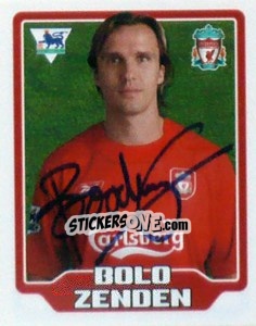 Sticker Bolo Zenden - Premier League Inglese 2005-2006 - Merlin