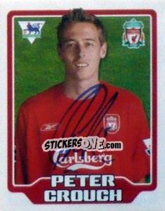 Figurina Peter Crouch - Premier League Inglese 2005-2006 - Merlin