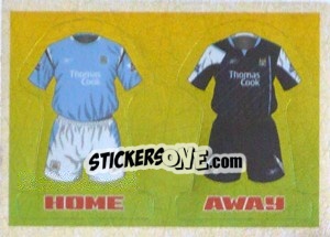 Sticker The Kits (a/b) - Premier League Inglese 2005-2006 n. 264 - Merlin