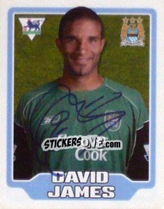 Cromo David James - Premier League Inglese 2005-2006 - Merlin