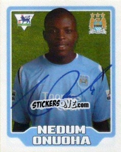 Figurina Nedum Onuoha - Premier League Inglese 2005-2006 - Merlin