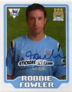 Cromo Robbie Fowler - Premier League Inglese 2005-2006 - Merlin