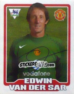 Sticker Edwin van der Sar - Premier League Inglese 2005-2006 - Merlin