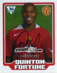 Sticker Quinton Fortune - Premier League Inglese 2005-2006 - Merlin
