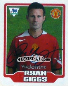 Sticker Ryan Giggs - Premier League Inglese 2005-2006 n. 304 - Merlin