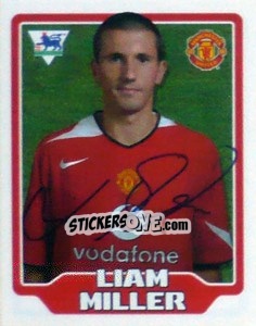 Sticker Liam Miller - Premier League Inglese 2005-2006 - Merlin