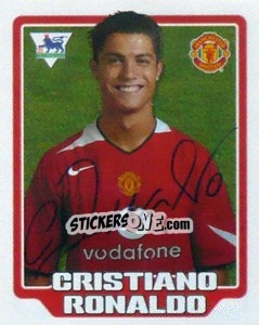 Sticker Cristiano Ronaldo - Premier League Inglese 2005-2006 n. 309 - Merlin