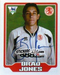 Sticker Brad Jones - Premier League Inglese 2005-2006 n. 320 - Merlin