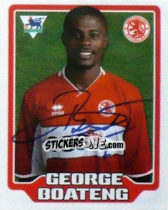 Figurina George Boateng - Premier League Inglese 2005-2006 - Merlin