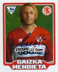 Figurina Gaizka Mendieta - Premier League Inglese 2005-2006 - Merlin