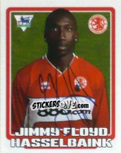 Sticker Jimmy Floyd Hasselbaink - Premier League Inglese 2005-2006 n. 337 - Merlin