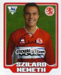 Sticker Szilard Nemeth - Premier League Inglese 2005-2006 n. 339 - Merlin