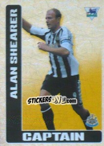 Sticker Alan Shearer (Captain) - Premier League Inglese 2005-2006 n. 343 - Merlin