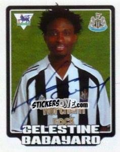 Sticker Celestine Babayaro - Premier League Inglese 2005-2006 - Merlin