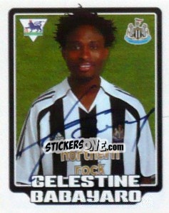 Sticker Celestine Babayaro - Premier League Inglese 2005-2006 n. 348 - Merlin