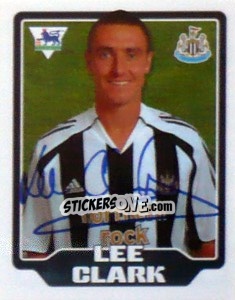 Cromo Lee Clark - Premier League Inglese 2005-2006 - Merlin