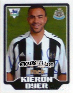 Sticker Kieron Dyer - Premier League Inglese 2005-2006 n. 356 - Merlin