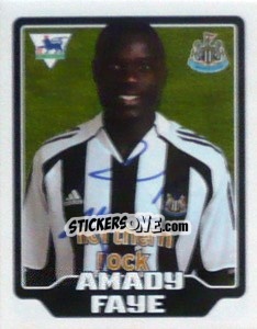 Cromo Amady Faye - Premier League Inglese 2005-2006 - Merlin