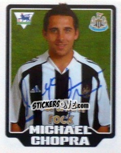 Sticker Michael Chopra - Premier League Inglese 2005-2006 - Merlin
