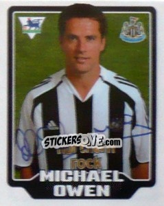 Sticker Michael Owen - Premier League Inglese 2005-2006 n. 365 - Merlin