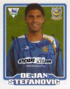 Sticker Dejan Stefanovic - Premier League Inglese 2005-2006 n. 377 - Merlin