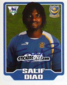 Figurina Salif Diao - Premier League Inglese 2005-2006 - Merlin