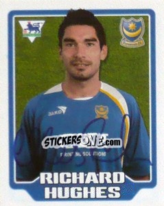 Figurina Richard Hughes - Premier League Inglese 2005-2006 - Merlin