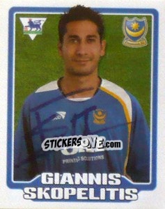 Sticker Giannis Skipelitis - Premier League Inglese 2005-2006 - Merlin