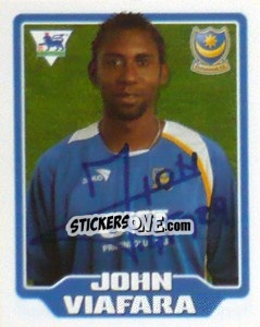 Sticker John Viafara - Premier League Inglese 2005-2006 n. 386 - Merlin