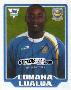 Cromo Lomana Lualua - Premier League Inglese 2005-2006 - Merlin