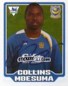 Sticker Collins Mbesuma - Premier League Inglese 2005-2006 n. 389 - Merlin