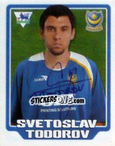 Figurina Svetoslav Todorov - Premier League Inglese 2005-2006 - Merlin