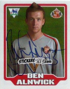 Sticker Ben Alnwick - Premier League Inglese 2005-2006 n. 398 - Merlin