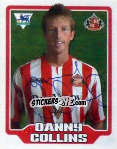 Figurina Danny Collins - Premier League Inglese 2005-2006 - Merlin