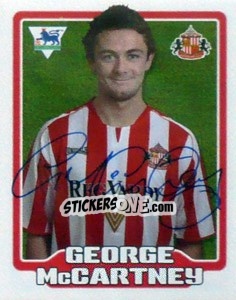Figurina George McCartney - Premier League Inglese 2005-2006 - Merlin