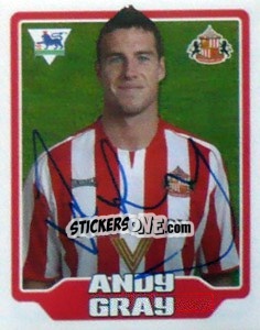 Figurina Andy Gray - Premier League Inglese 2005-2006 - Merlin