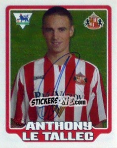Sticker Anthony Le Tallec - Premier League Inglese 2005-2006 n. 412 - Merlin