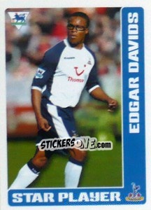 Figurina Edgar Davids (Star Player) - Premier League Inglese 2005-2006 - Merlin