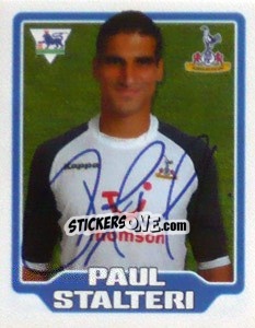 Sticker Paul Stalteri - Premier League Inglese 2005-2006 - Merlin