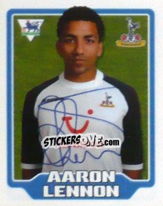 Figurina Aaron Lennon - Premier League Inglese 2005-2006 - Merlin